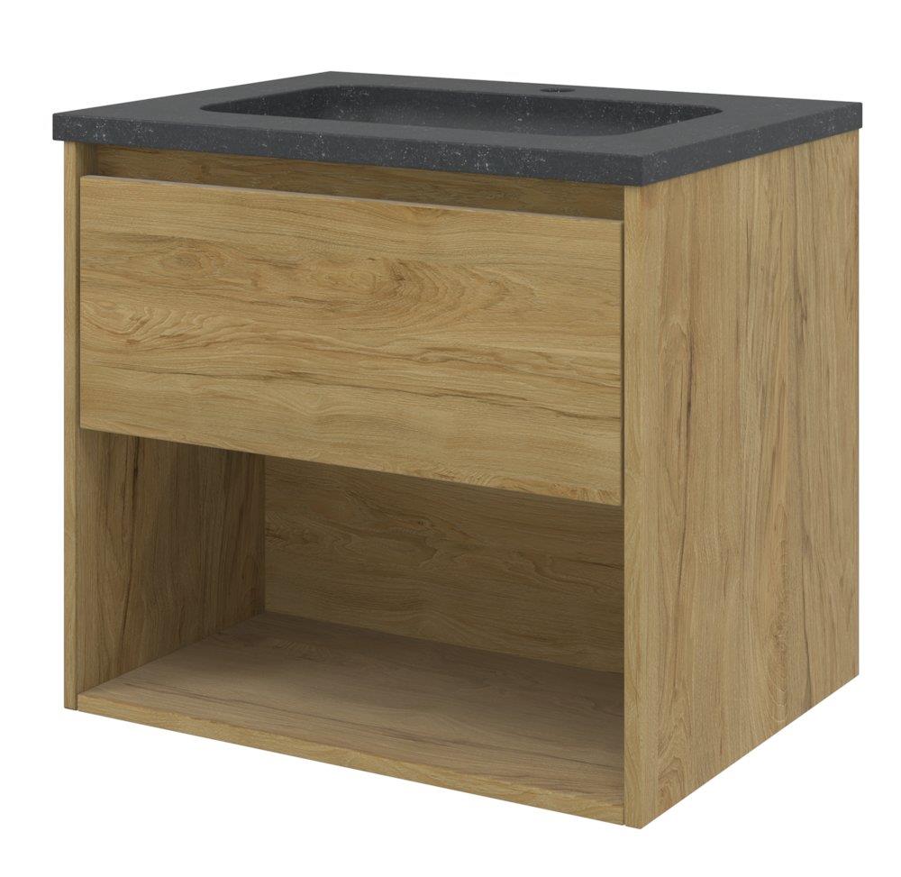 Sanibell Proline ideal oak furniture package, melamine-coated, 610 x 540 x 468 mm