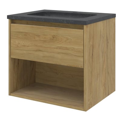 Sanibell Proline ideal oak furniture package, melamine-coated, 610 x 540 x 468 mm