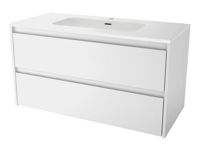 Sanibell Proline Furniture Package 1010 mm - Lacquered Matte White, 1 Basin