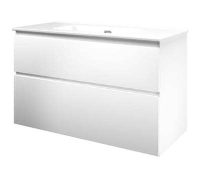 Sanibell Proline Vanity Furniture Package, Matte White Lacquered - 1010 x 620 x 468 mm, 1 Basin