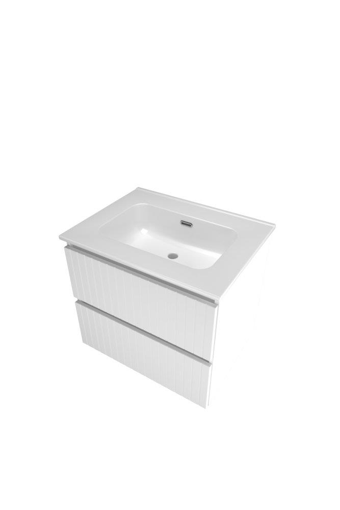 Sanibell Proline Furniture Package 610x540x468 mm Matt White Single Basin