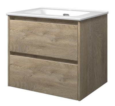 Sanibell Proline Furniture Package Raw Oak - Melamine-coated, 610mm, Assembled, 2 Drawers