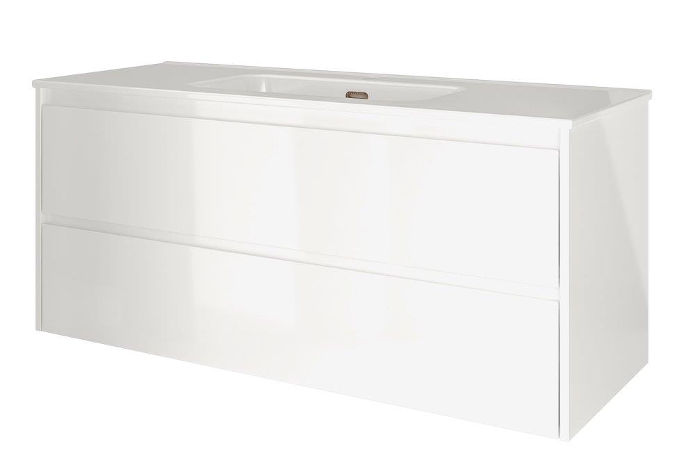 Sanibell Proline Furniture Package White High Gloss - 1210mm x 540mm x 468mm