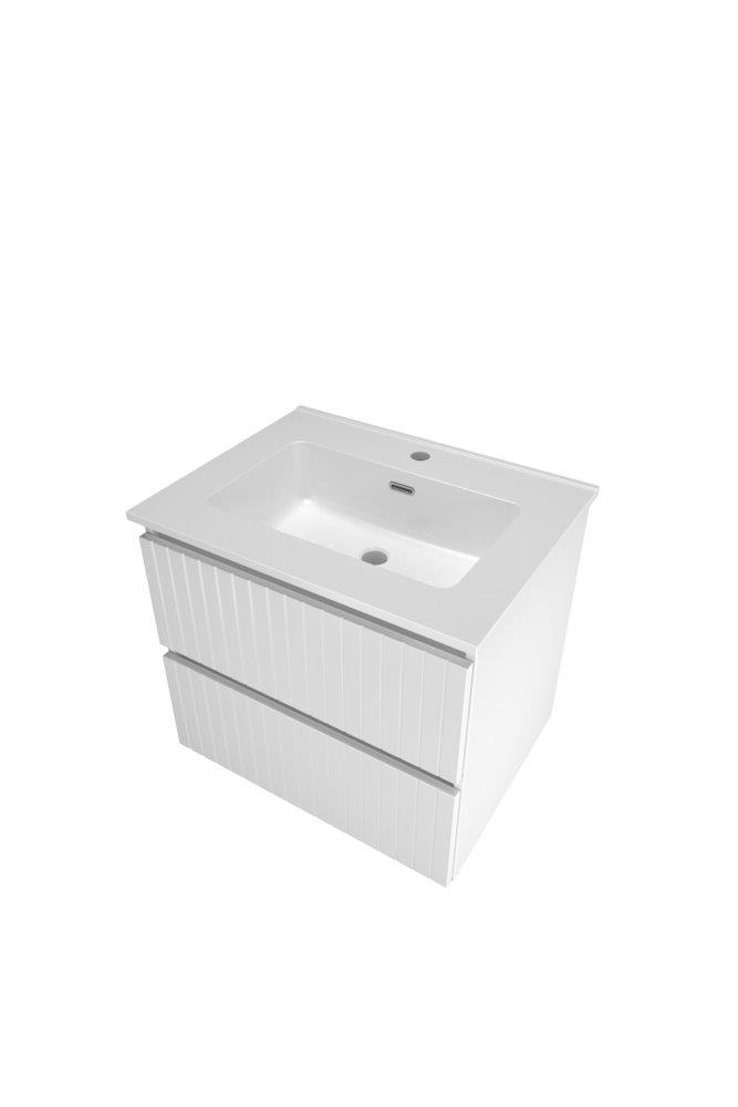 Sanibell Proline Furniture package white high gloss - 610x540x468mm, 2 drawers, 1 basin
