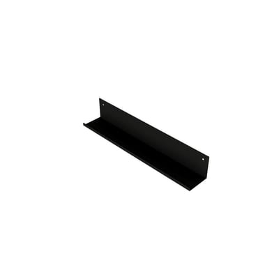 Sanibell Proline Bathroom Shelf Matte Black Steel - 600 x 100 mm