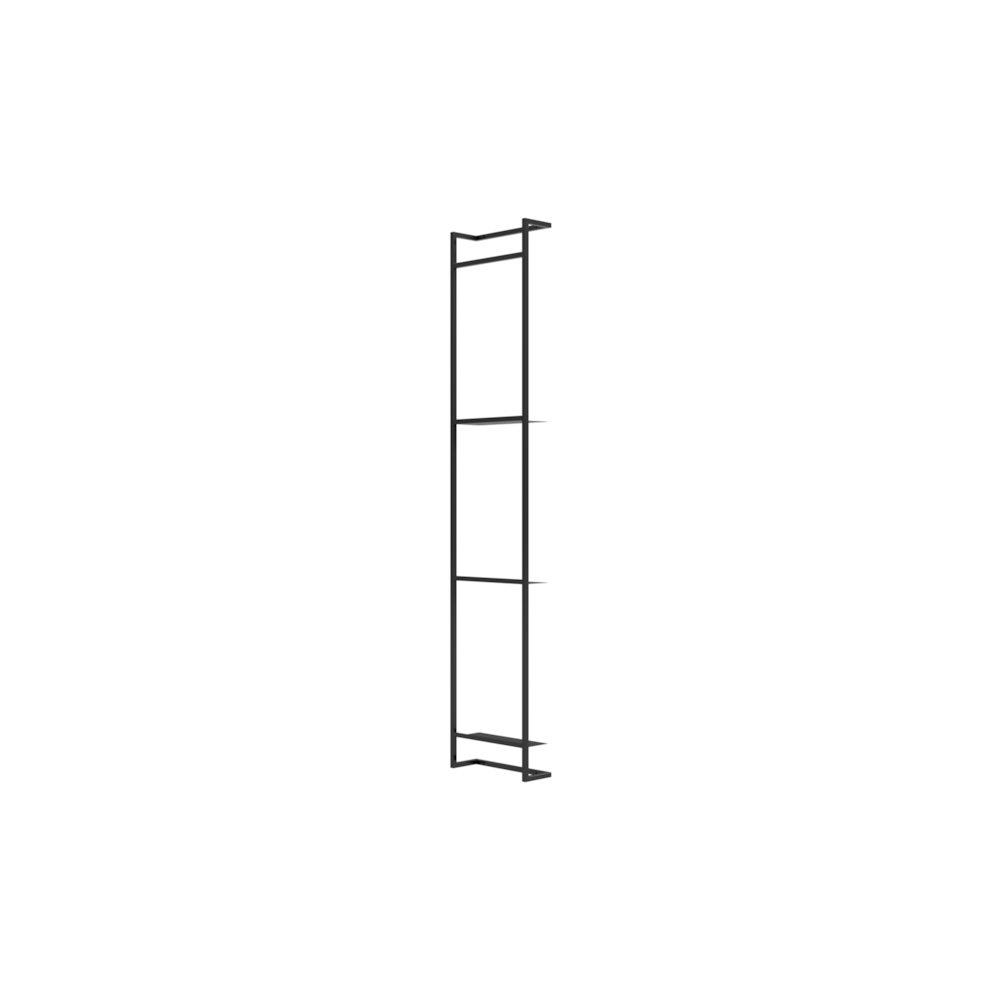 Sanibell Proline Steel Bathroom Frame 350 x 1690 mm Matte Black