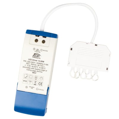 Scan Products LED Driver - 25W, Yes, 350MA, 230V