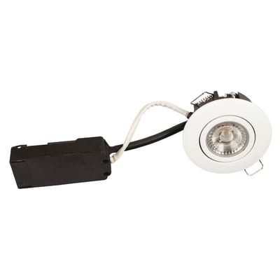 Scan Products Luna Low profile LED Downlight matt white - 927 - Warm white, 350LM, 75mm, 88mm, 6.2W