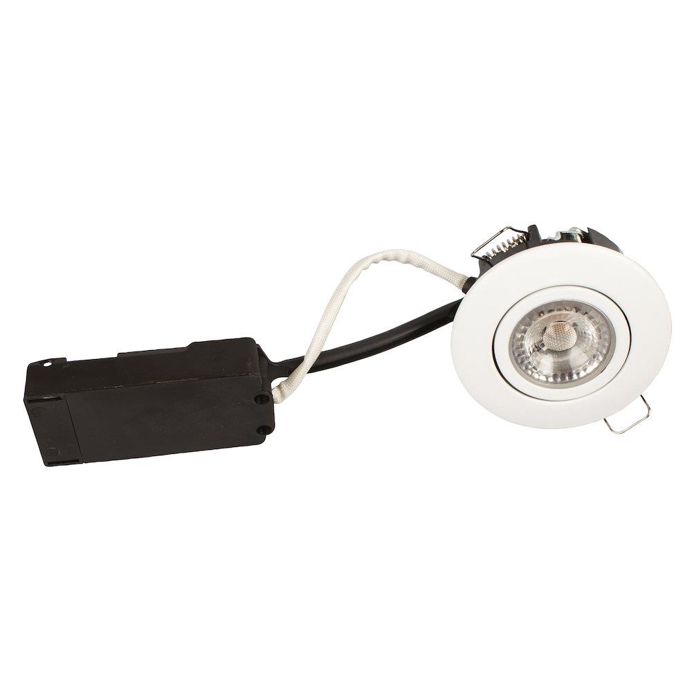 Scan Products Luna Low profile LED Downlight matt white - 940 - Neutral white, 390LM, 75mm, 88mm, 6.2W