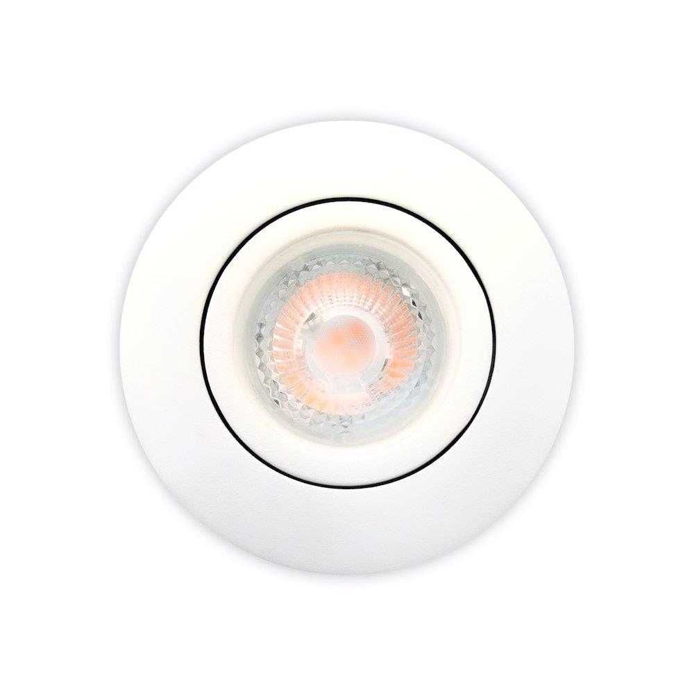 Scan Products Luna Quick install 2.0 LED Downlight matt white - 930 - Warm white, 385LM, 75mm, 88mm, 5W