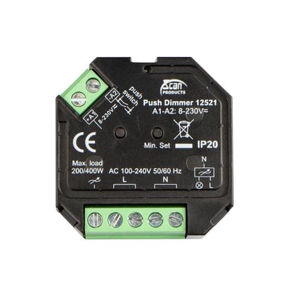 Scan Products Push Dimmer Dimmer - black, 200W