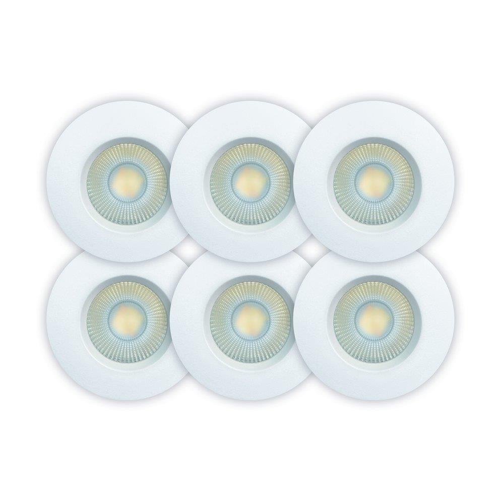 Scan Products Sabina Low profile CCT LED Downlight matt white - 927 - 940 - Warm white, 560/590/560LM, 75mm, 85mm, 4.9W
