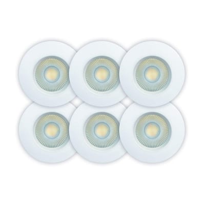 Scan Products Sabina Low profile CCT LED Downlight matt white - 927 - 940 - Warm white, 560/590/560LM, 75mm, 85mm, 4.9W