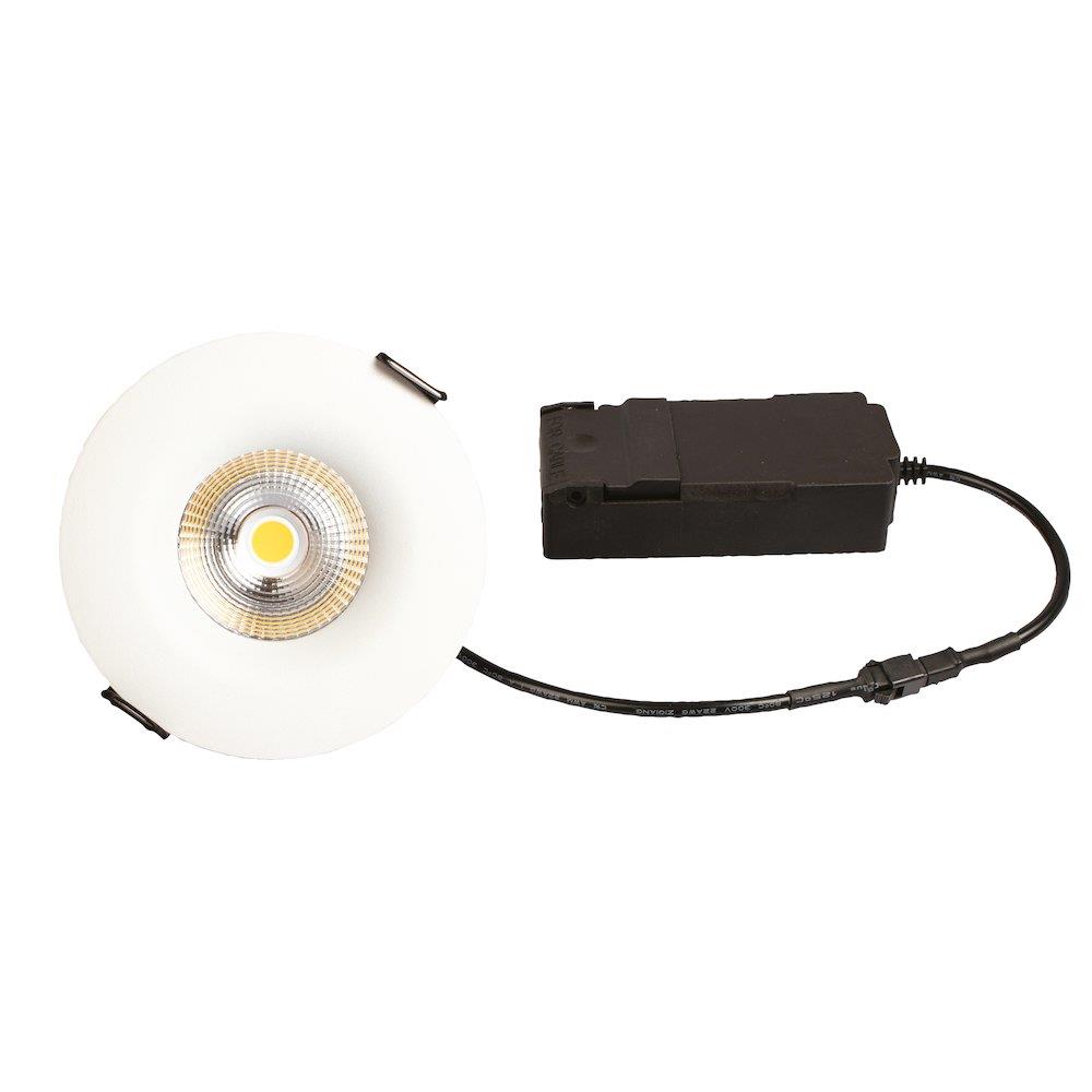 Scan Products Sabina Low profile Fixed LED Downlight matt white - 927 - Warm white, 375LM, 75mm, 95mm, 5.4W