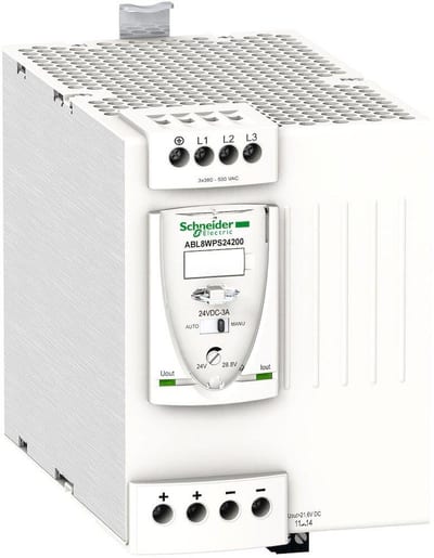 Schneider ABL8 Power Supply manual / automatic - Modicon Switchmode ABL8, 380 - 500, 24, 20A, 3PCS