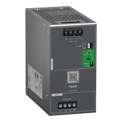 Schneider ABLU Power Supply - Modicon Switchmode ABLU, 48, 10A, 3PCS