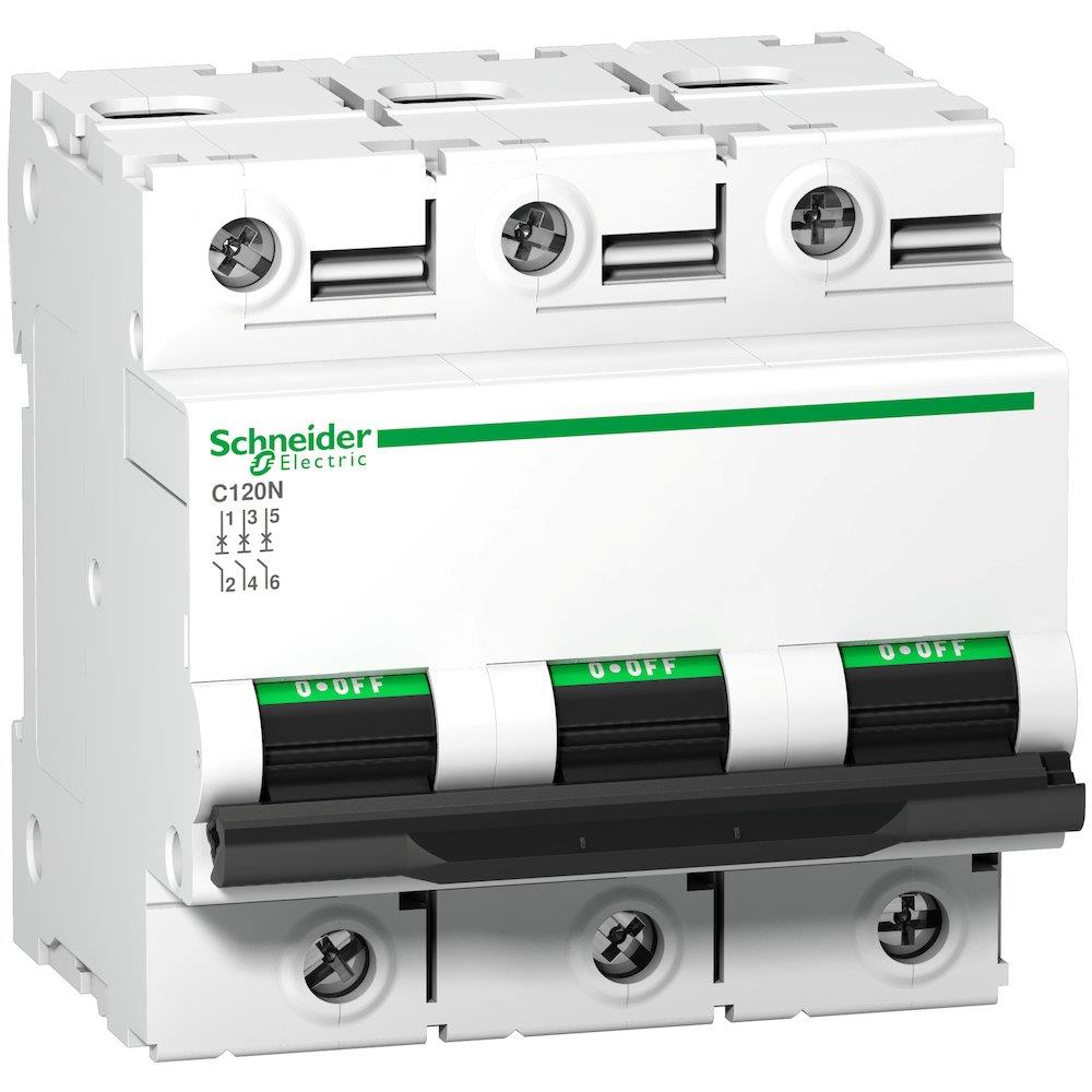 Schneider ACTI9 C120H Circuit breaker - ACTI9 C120, 125A, 3P, B