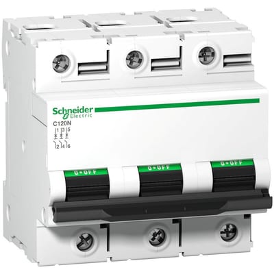 Schneider ACTI9 C120H Circuit breaker - ACTI9 C120, 125A, 3P, B