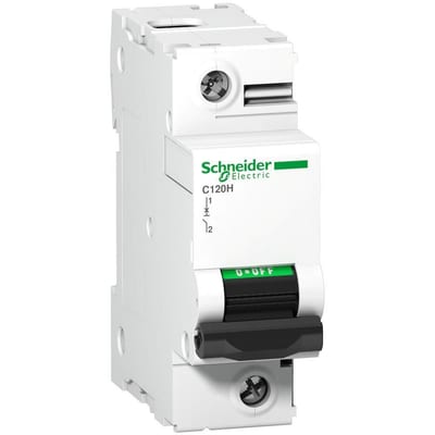 Schneider ACTI9 C120H Circuit breaker - ACTI9 C120, 63A, 1P, D