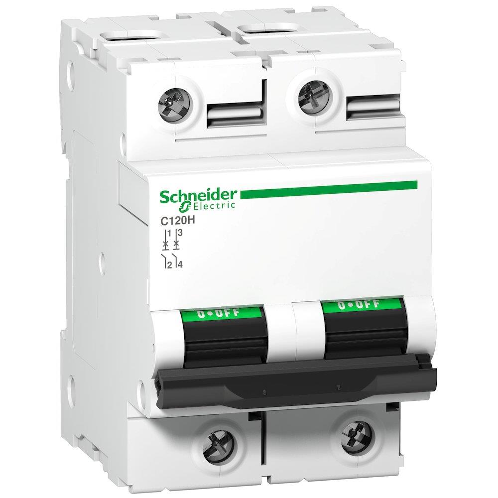 Schneider ACTI9 C120H Circuit breaker - ACTI9 C120, 63A, 2P, D