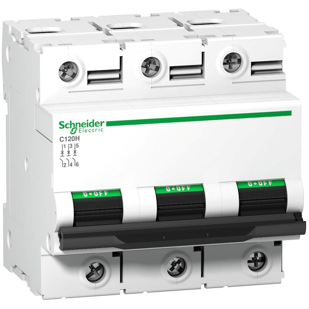 Schneider ACTI9 C120H Circuit breaker - ACTI9 C120, 63A, 3P, B