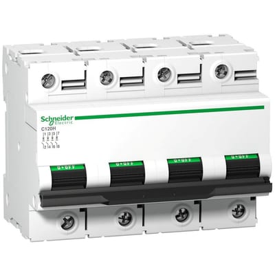 Schneider ACTI9 C120H Circuit breaker - ACTI9 C120, 80A, 4P, B