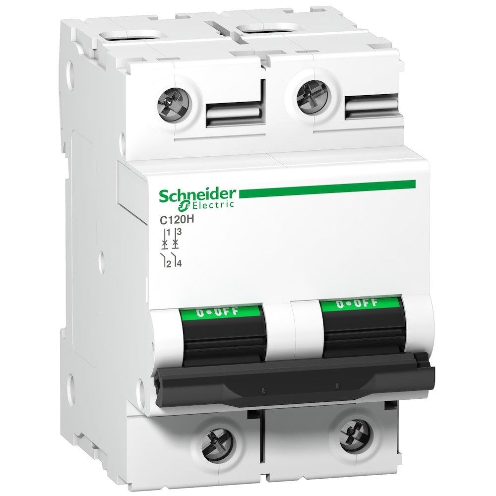 Schneider ACTI9 C120H Circuit breaker - ACTI9 C120H, 63A, 2P, C