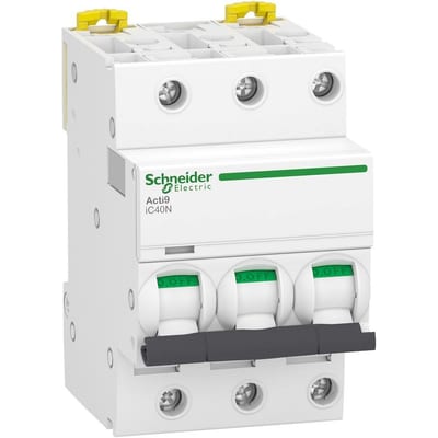 Schneider ACTI9 IC40N Circuit breaker - ACTI9 IC40, 10A, 3P, D