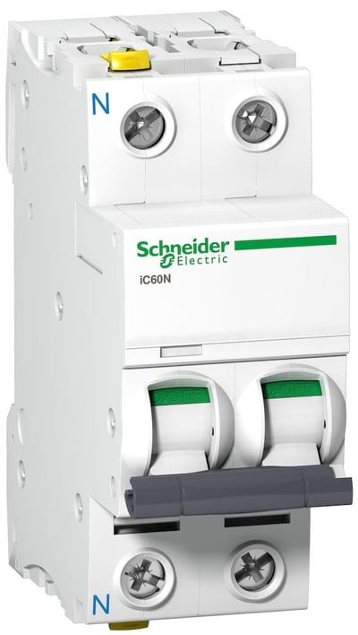 Schneider ACTI9 IC60N Circuit breaker - ACTI9 IC60, 10A, 1P + N, B