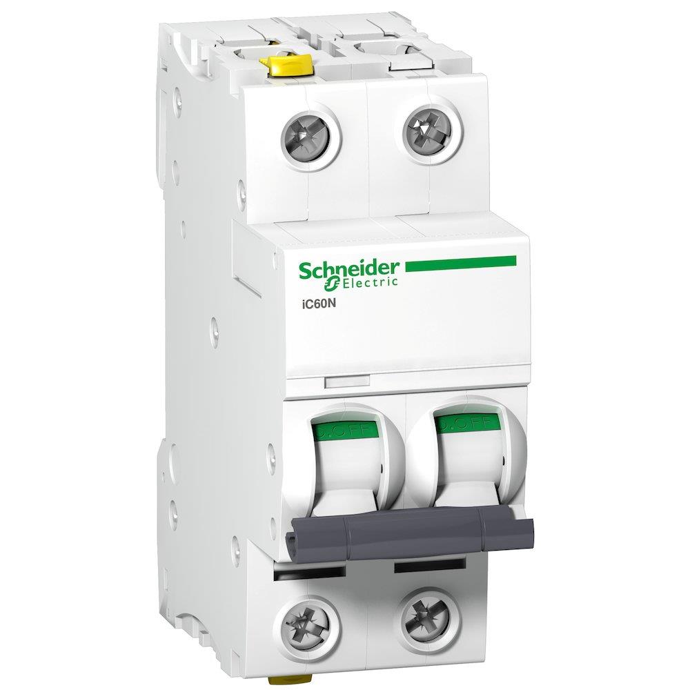 Schneider ACTI9 IC60N Circuit breaker - ACTI9 IC60, 4A, 2P, B