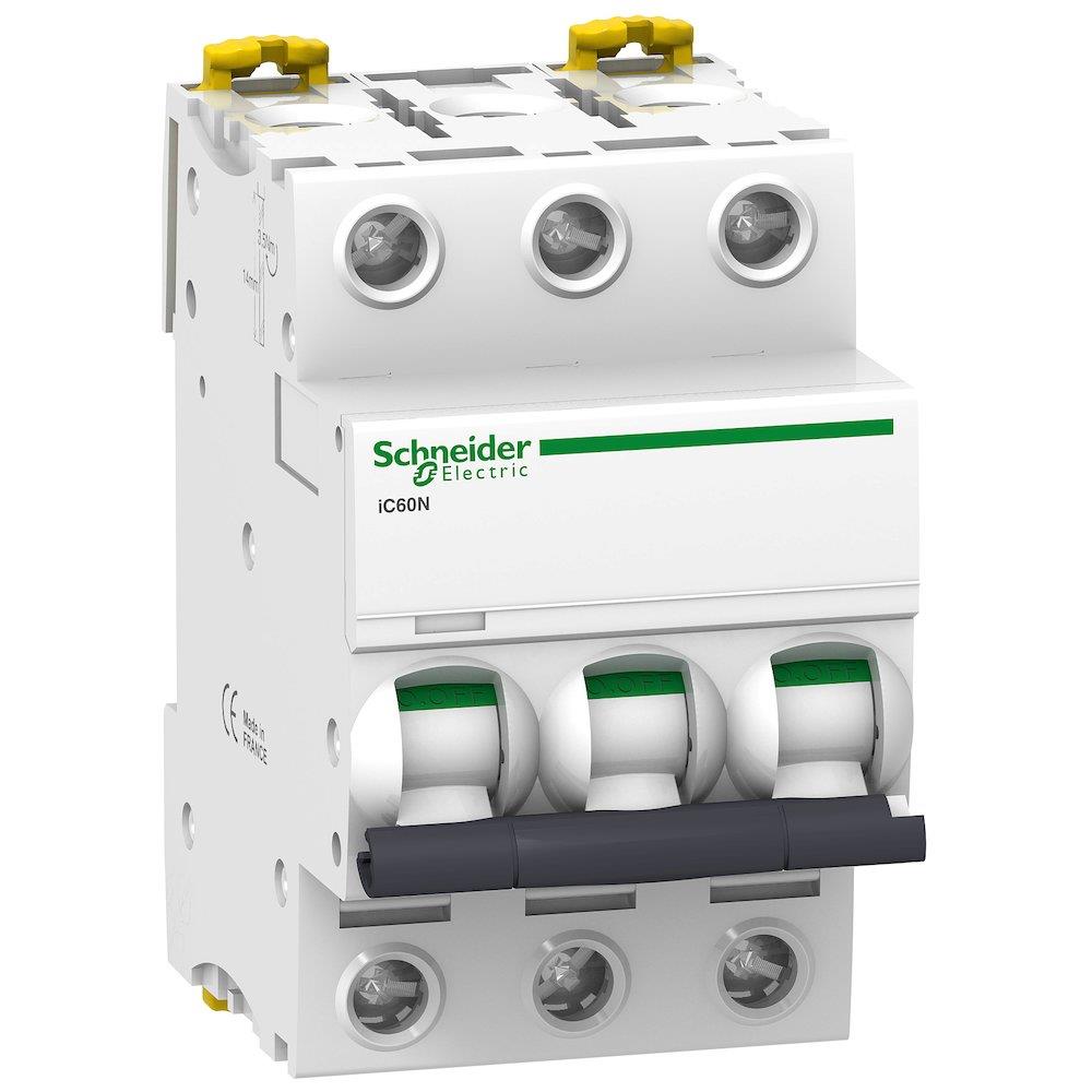 Schneider ACTI9 IC60N Circuit breaker - ACTI9 IC60, 4A, 3P, C
