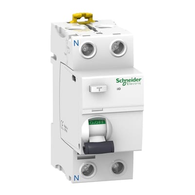 Schneider ACTI9 iID-RCCB Residual current circuit breaker HPFI - ACTI9 iID-RCCB, 63A, 2P, A, 30MA