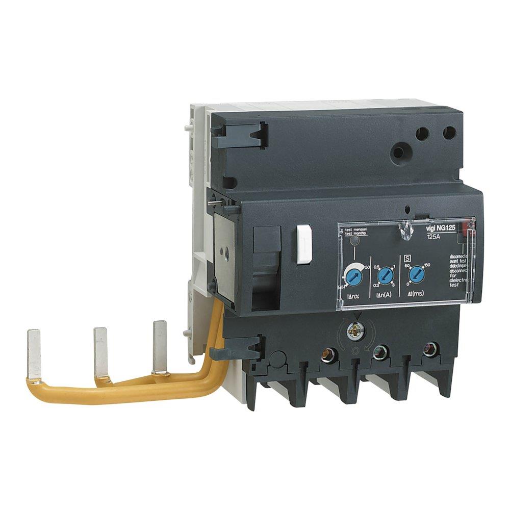 Schneider ACTI9 Vigi NG125 Residual current device PFI - ACTI9 Vigi NG125, 125A, 3P