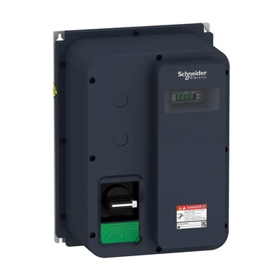 Schneider ATV320 Frequency Converter with disconnector - IP 65, 240V, 0.75kW