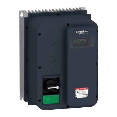 Schneider ATV320 Frequency Converter with switch - IP 65, 240V, 1.1kW