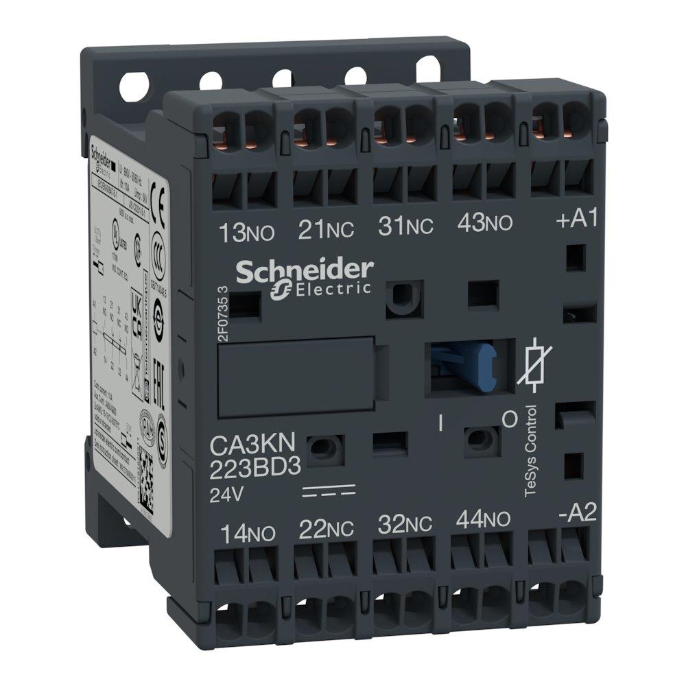 Schneider CA3K Control Relay - TeSys K, 2NO - 2NC, 24 DCV 3389110841084