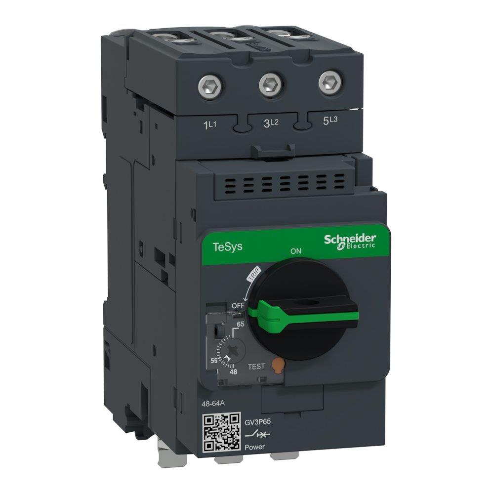 Schneider GV3P Motor Protection - TeSys D, 48-65A