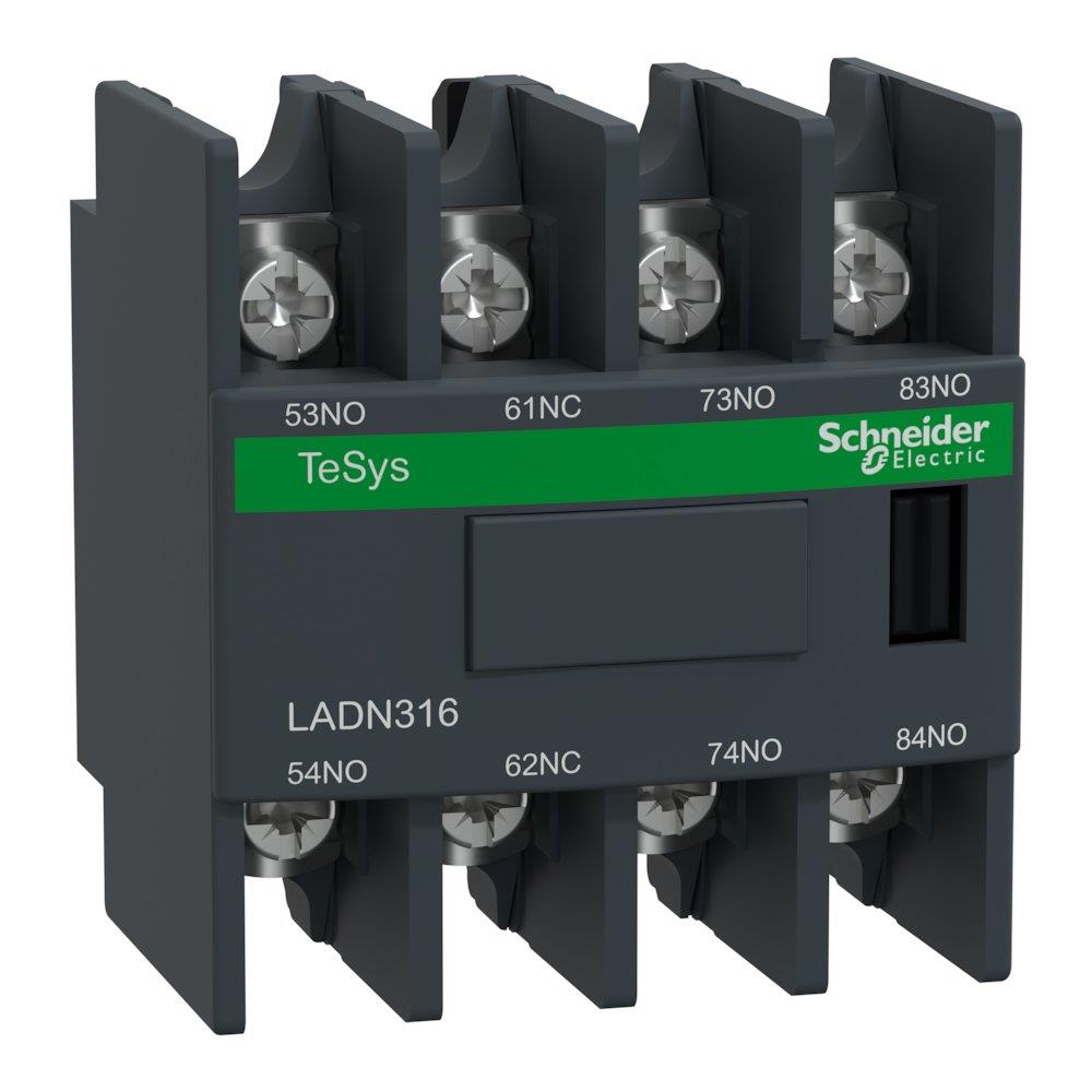 Schneider LADN Auxiliary Block - TeSys D, 3NO - 1NC 3389110820898