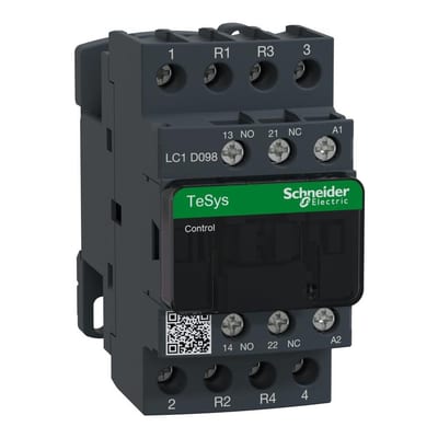 Schneider LC1D Contactor - TeSys D, 12A, 2P, 42 ACV