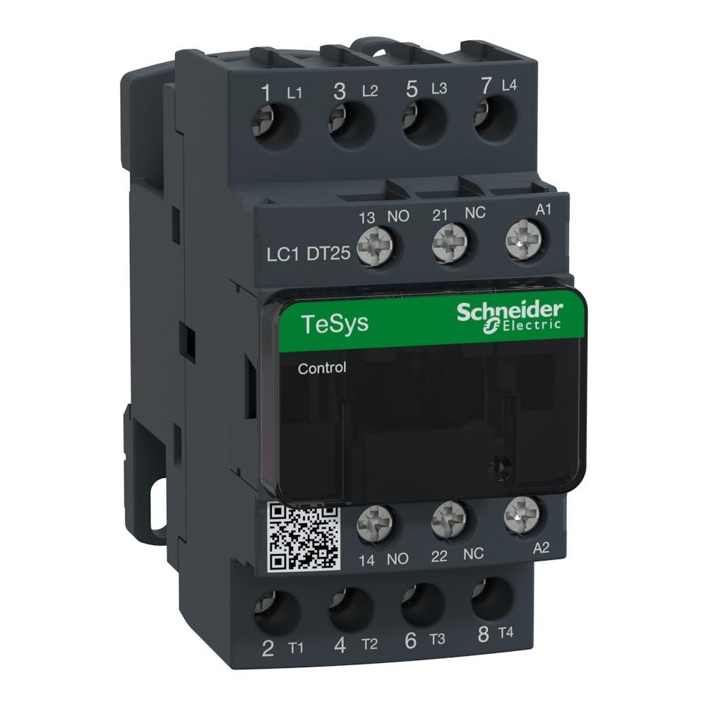 Schneider LC1D Contactor - TeSys D, 25A, 4P, 48 ACV