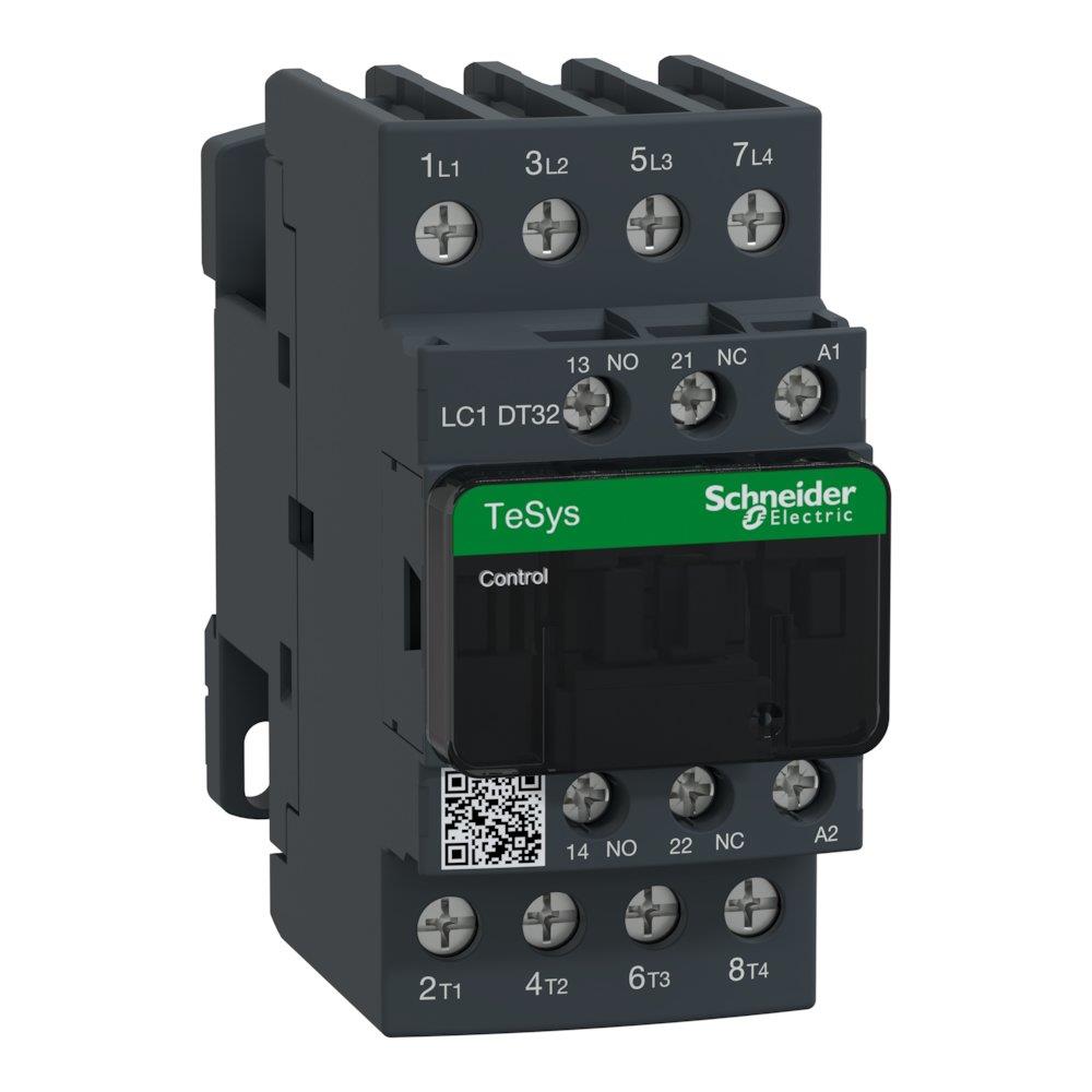 Schneider LC1D Contactor - TeSys D, 32A, 4P, 110V