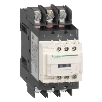 Schneider LC1D Contactor - TeSys D, 40A, 3P, 110 ACV