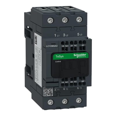 Schneider LC1D Contactor - TeSys D, 65A, 3P, 110 ACV 3389119409162