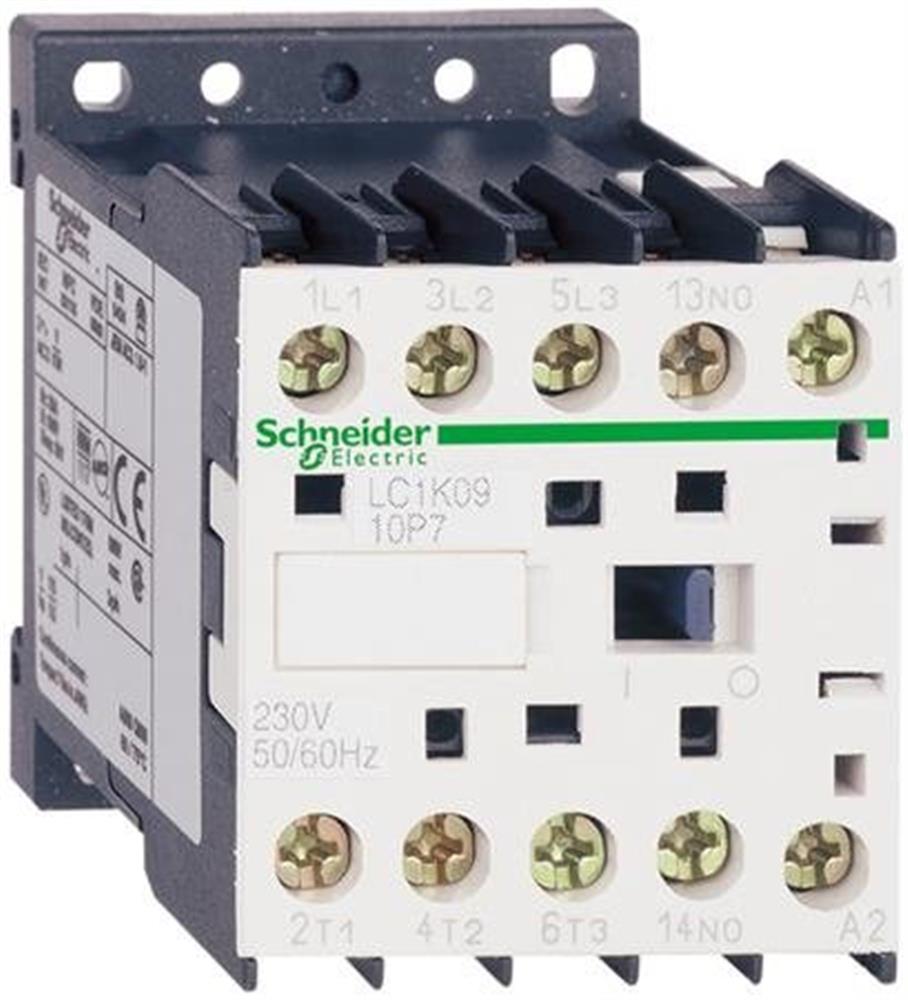 Schneider LC1K Contactor - TeSys K, 6A, 3P, 3NO, 380V