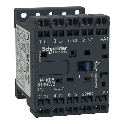 Schneider LP4K Contactor - TeSys K, 24 DCV 3389110242379