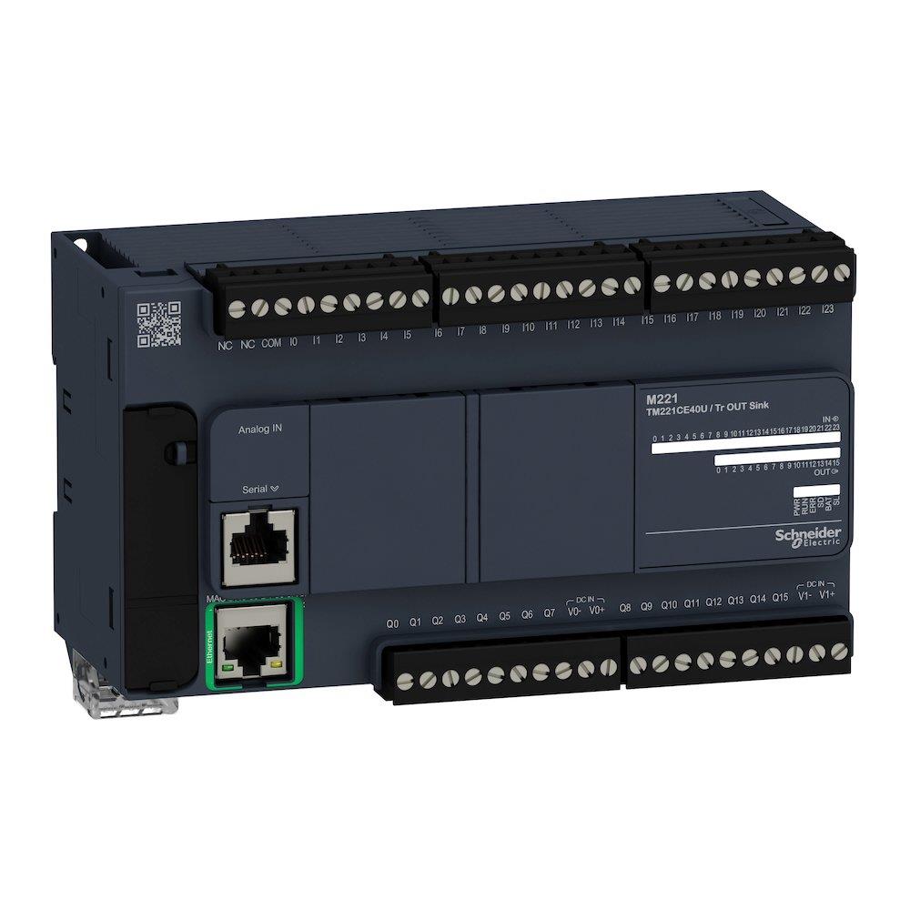 Schneider Modicon TM221 Controller - 24V, 24, 16, 2