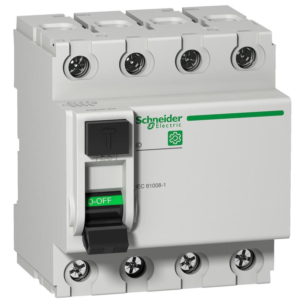 Schneider MULTI9 C60 RCCB Residual current circuit breaker PFI - MULTI9 C60, 40A, 4P, 300MA