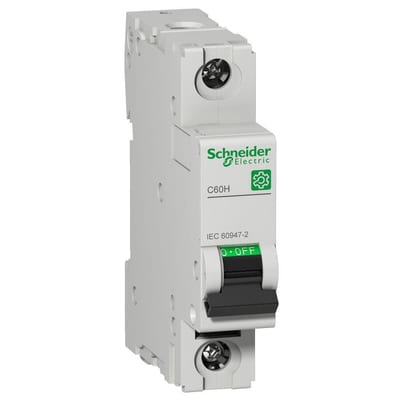 Schneider MULTI9 C60H Circuit breaker - MULTI9 C60, 10A, 1P, C