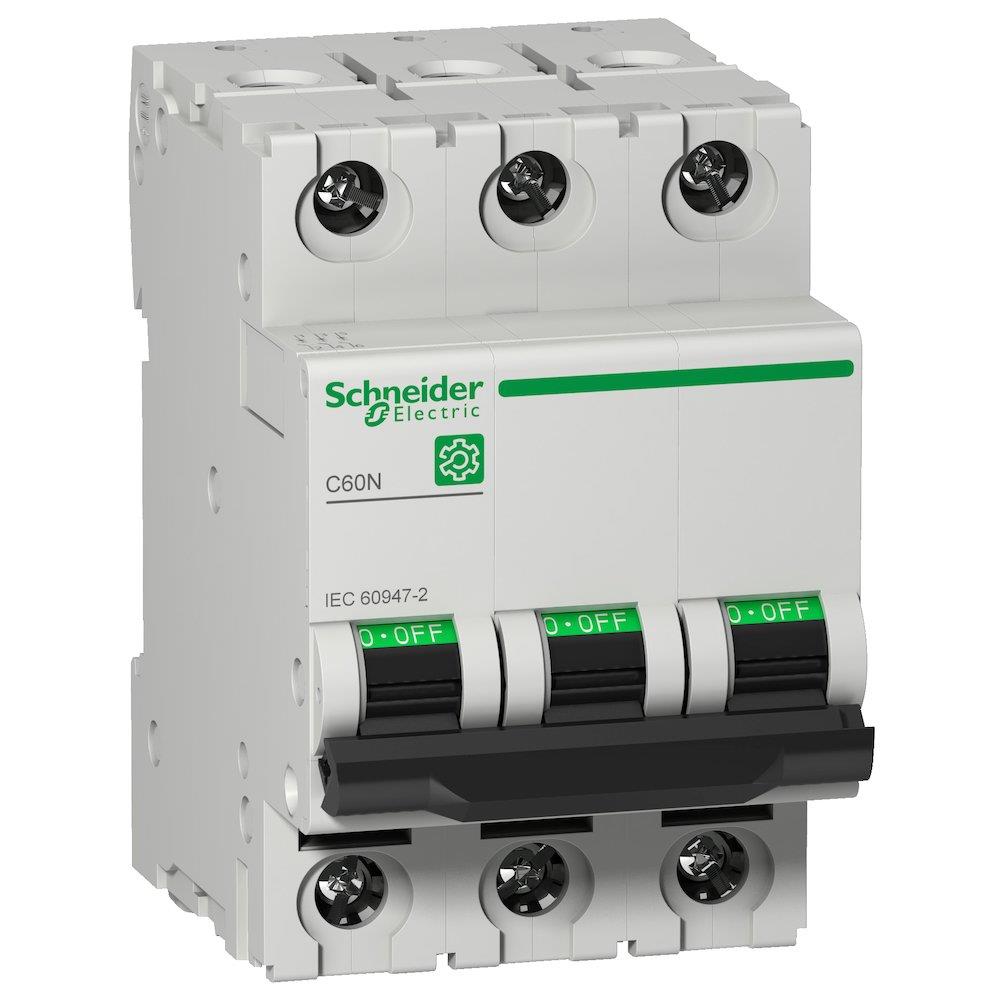 Schneider MULTI9 C60N Circuit breaker - MULTI9 C60, 16A, 3P, C
