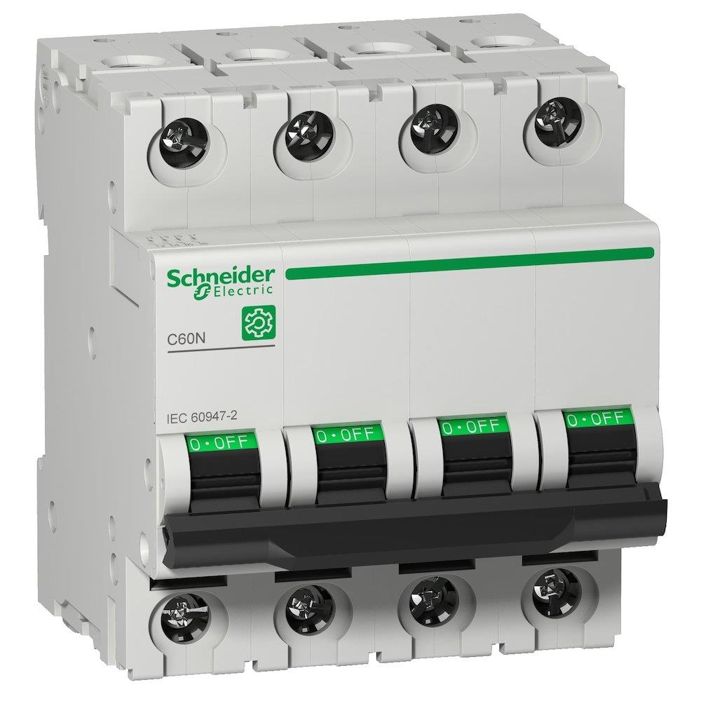 Schneider MULTI9 C60N Circuit breaker - MULTI9 C60N, 50A, 4P, C